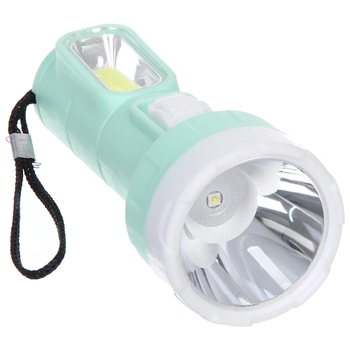 Фонарь ручной 1 режим 1LED+COB 1AA микс 3 цвета YB229_6
