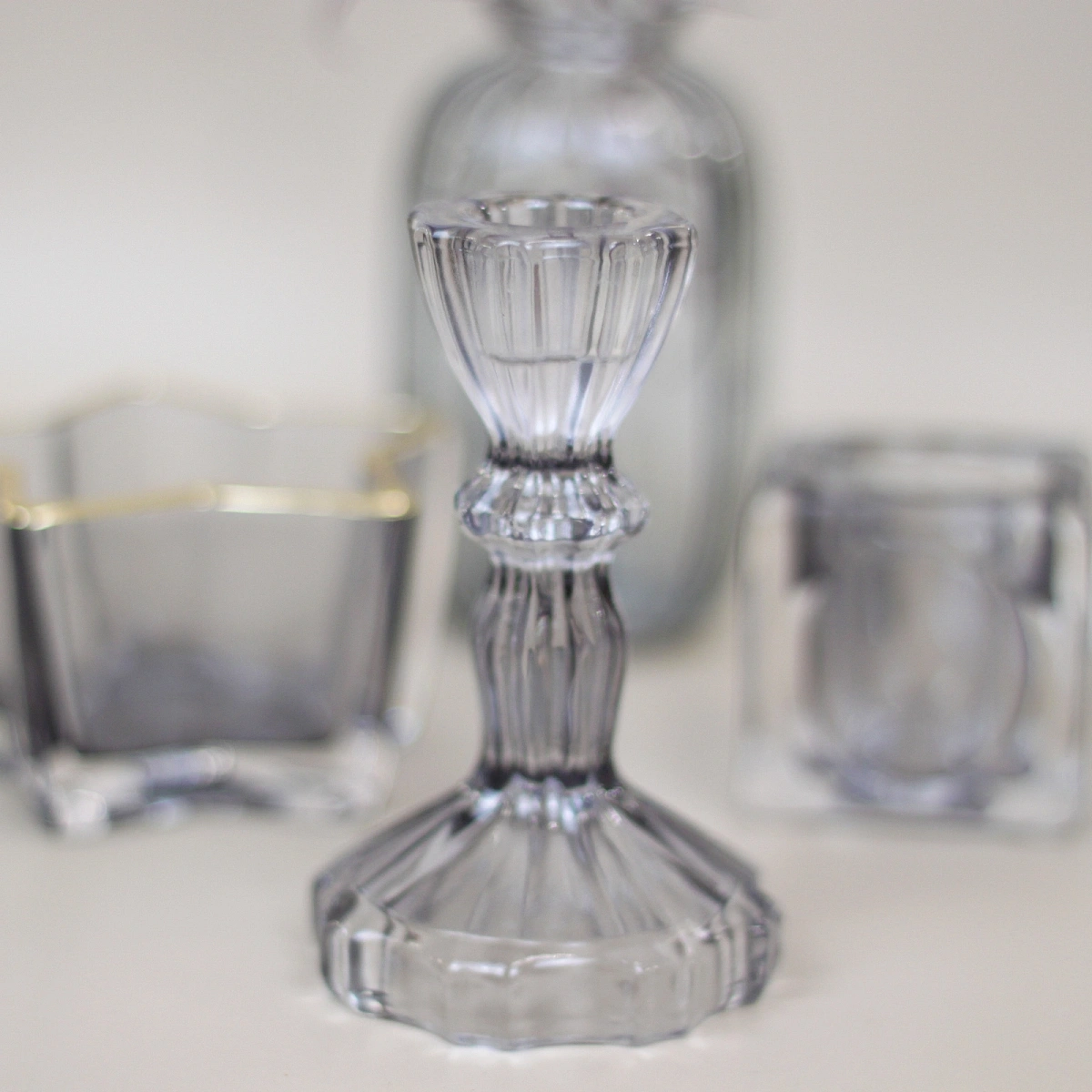 Подсвечник "Версаль" 7*11 см, Графит