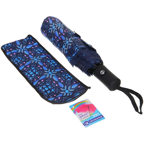 New Зонт женский автомат Ultramarine - Романеско, микс 4 цвета, 8 спиц, d-108см, длина в слож виде 28см_17