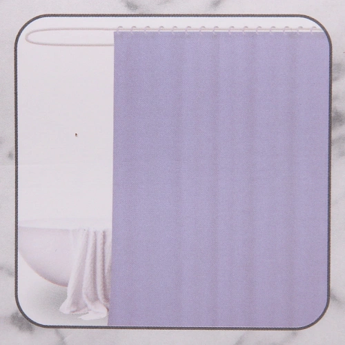 Штора для ванной 180х180 eva Лаванда (без колец)_3