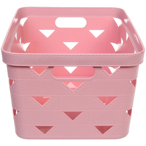 Корзинка для хранения ЛЕРБЕРГ, цвет пудровая роза, 34246178см _5