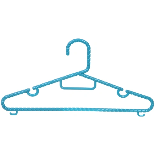 Плечики для одежды 2шт ЭКЛАТТИ, цвет бирюзовый, 3718см (Лейбл Селфи)_5