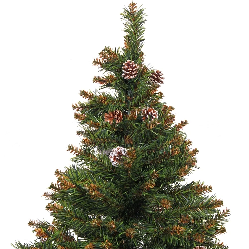 Елка Лесное очарование 120 см, ПВХ,  шишки (348 веток)_6