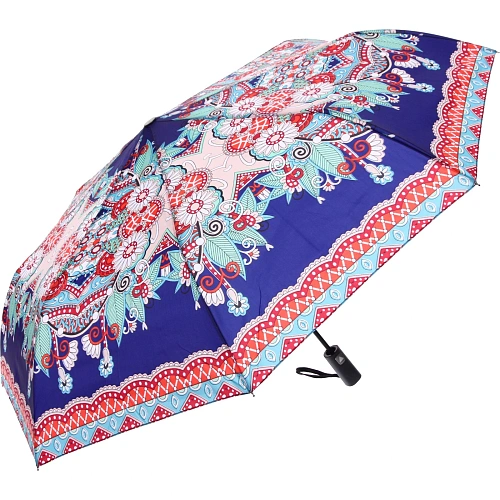 Зонт женский полуавтомат Фиора, микс 6 цветов, 8 спиц, d-100см, длина в слож виде 30см_3
