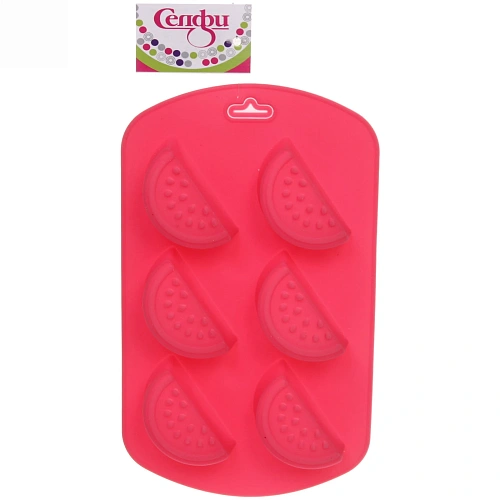 Форма для льда силиконовая Арбузики 1911см_10