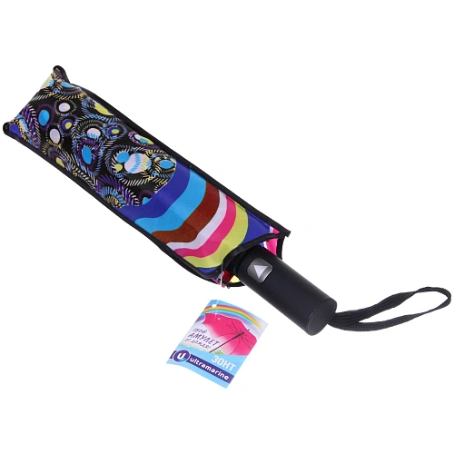 Зонт женский полуавтомат Кланти, микс 6 цветов, 8 спиц, d-100см, длина в слож виде 30см_41