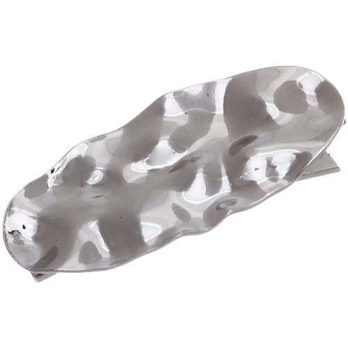 Зажим для волос AKS - DesignPRO, овал, цвет золото и хром, 41,8см_3