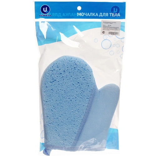 Мочалка-варежка для тела мягкая Ультрамарин - Теурина, цвет микс, 1822см_13