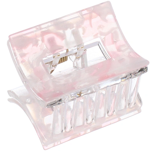 Заколка - краб для волос AKS-EMPIRE, квадрат, цвет микс 6 цветов, 3,62,7см_3