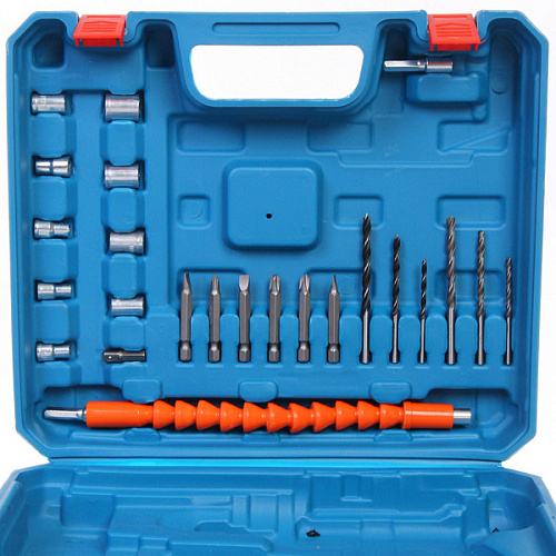 Дрель-шуруповерт аккумуляторная Mengtai (12В, 1,5Ач Li-ion аккум 2шт, ЗУ) MGT-9_7