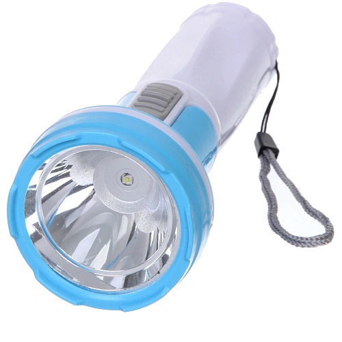 Фонарь ручной 1 режим 1LED 3AA микс 3 цвета JL3100_3