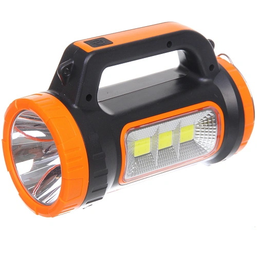 Фонарь ручной 5 режимов 1LED+COB, аккумуляторная батарея 1500mAh USB MH818C_4