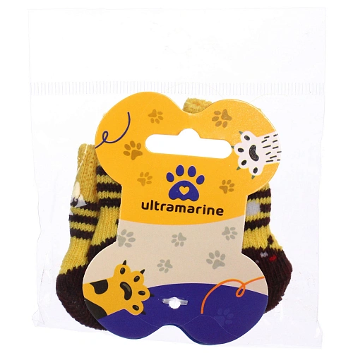 Носочки для животных LAPUSIK, классические, пчелка, размер s_6