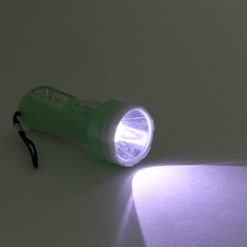 Фонарь ручной 1 режим 1LED+COB 1AA микс 3 цвета YB229_4