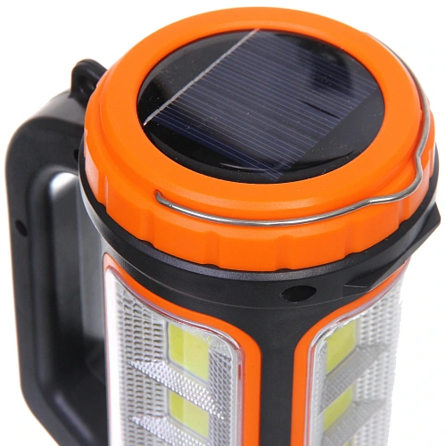 Фонарь ручной 5 режимов 1LED+COB, аккумуляторная батарея 1500mAh USB MH818C_12