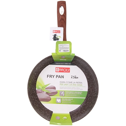 Сковорода BAROLY GRAY 26см индукционная с антипригарным покрытием, бакелитовая ручка_8