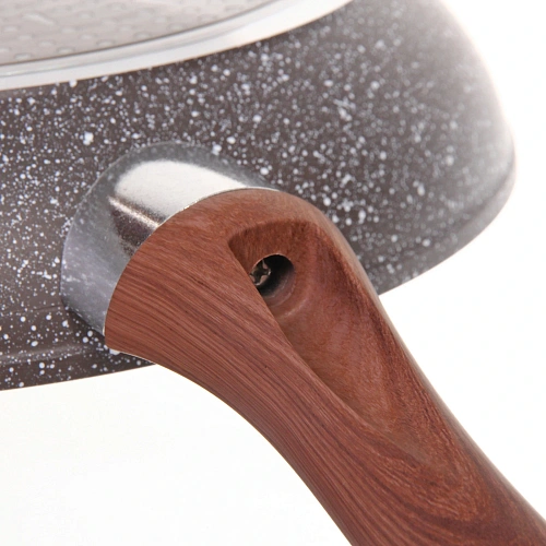 Сковорода BAROLY GRAY 26см индукционная с антипригарным покрытием, бакелитовая ручка_5