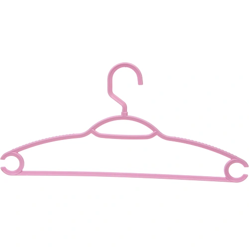 Плечики пластиковые ребристые 4шт ИДЕЯДОМА, цвет сиреневый, 3820см (Селфи)_4