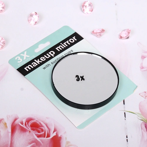 Зеркало косметическое с увеличением в 3 раза d-9см _6