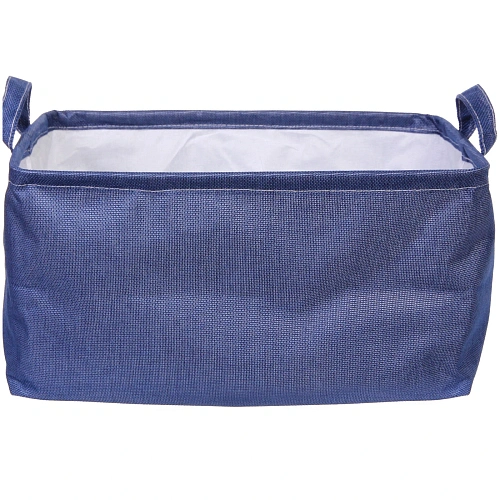 Коробка для хранения вещей с ручками ВЕСТА, цвет полуночно синий, 382621см_6