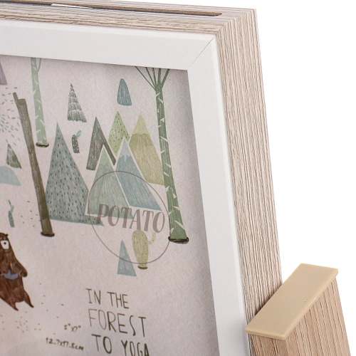 Фоторамка 1318см вращающаяся с зеркалом, бежевая_7