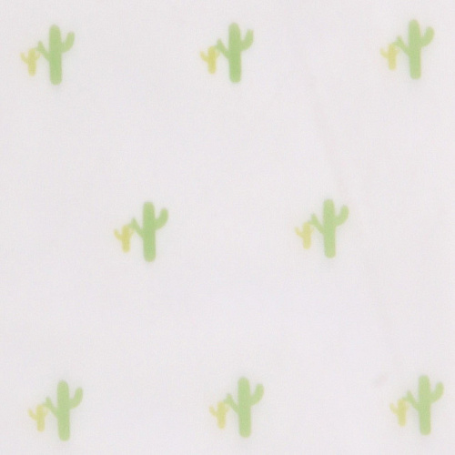 Дождевик-плащ 120 Мкрн 11062см Кактусы с капюшоном и завязками, на кнопках, ДоброСад_6