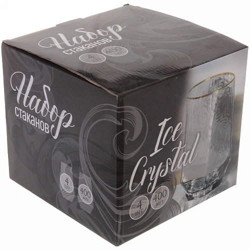 Стакан 400мл ICE CRYSTAL в наборе 4шт, сиреневый_8