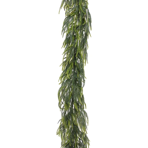Гирлянда хвойная Зимняя сказка 2,7 м, резина, Зеленый_7