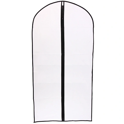 Чехол для одежды ИДЕЯДОМА, цвет белый  чёрный, 60120см (пакет)_3