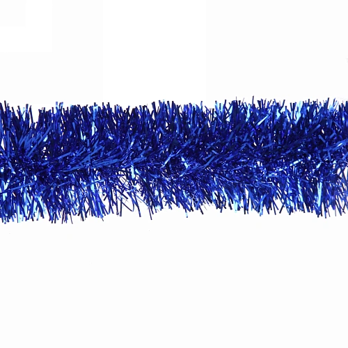 Мишура 2 м 6 см Изумрудный блеск, Синий_3