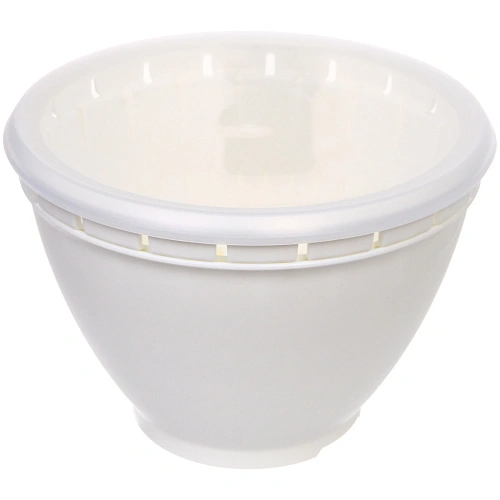 Дуршлаг пластиковый Фаттория 2215,5см двойной с чашей и крышкой_3