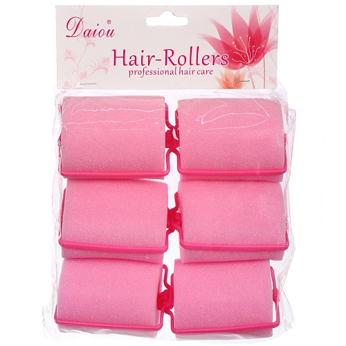 Бигуди поролоновые с зажимом 6шт, цвет микс, d=4,8мм_5