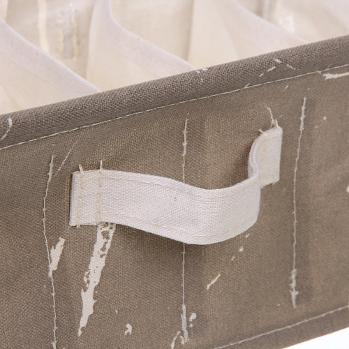 Коробка для хранения 6 ячеек ИДЕЯДОМА, цвет серый, 321712см (лейбл Селфи)_5