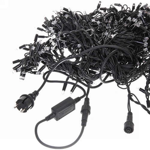 Гирлянда для улицы ЗАНАВЕС Мерцание ш2 в3,0 м 480 ламп LED, чёрный провод,1 реж,IP-65, Мультицвет  (возможность соединения)_8