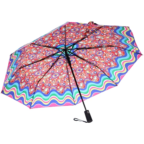 Зонт женский полуавтомат Кланти, микс 6 цветов, 8 спиц, d-100см, длина в слож виде 30см_14