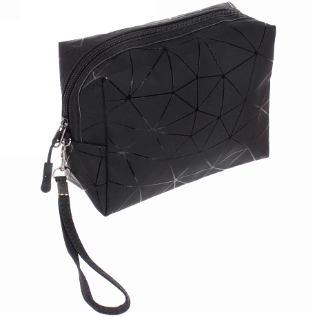 Косметичка прямоугольная "Women secret", цвет черный, 18*13*7см