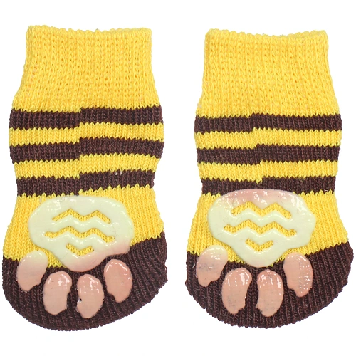 Носочки для животных LAPUSIK, классические, пчелка, размер m_5