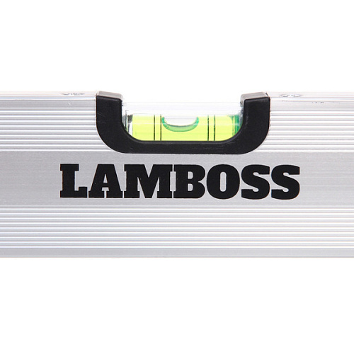 Уровень строительный алюминиевый Lamboss, 3 глазка, 40см_6