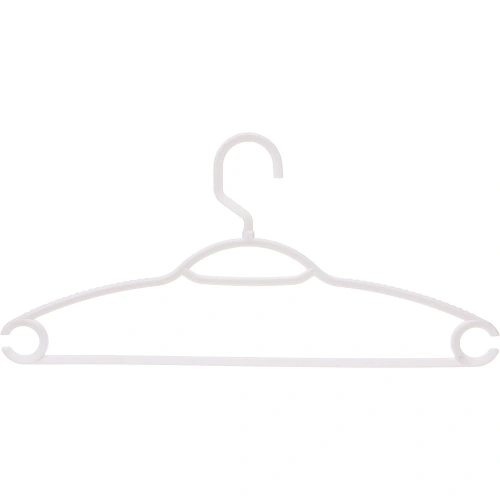 Плечики пластиковые ребристые 4шт ИДЕЯДОМА, цвет белый, 3820см (Селфи)_4