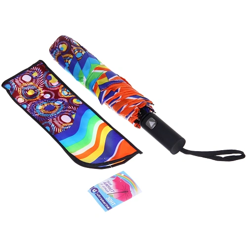 Зонт женский полуавтомат Кланти, микс 6 цветов, 8 спиц, d-100см, длина в слож виде 30см_8