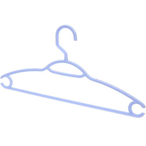 Плечики пластиковые ребристые 4шт ИДЕЯДОМА, цвет голубой, 3820см (Селфи)_5