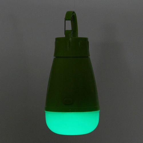 Фонарь туристический подвесной 3 режима, 3LED, 3AAA карабин 5688_6