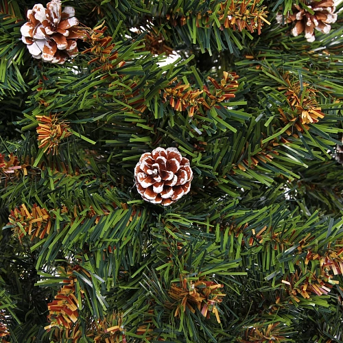 Елка Лесное очарование 120 см, ПВХ,  шишки (348 веток)_7