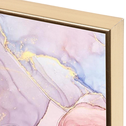 Картина интерьерная в раме ФАНТЭО, розовая пудра, 1929см (термоусадочная пленка)_3
