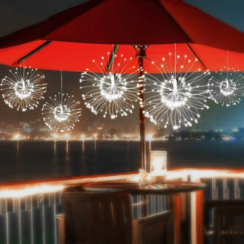 Гирлянда для дома БАХРОМА  Сфера ш3мв0,40,6м 500 ламп LED, 8 режимов, IP-40, Белый_21