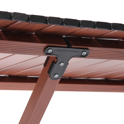 Стол кемпинговый складной DC-5003, 1145943 см,  цвет орех, каркас алюминий, Турист Мастер_9