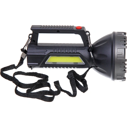 Фонарь ручной 6 режимов 1LED+COB, аккумуляторная батарея 1200mAh USB 740_3