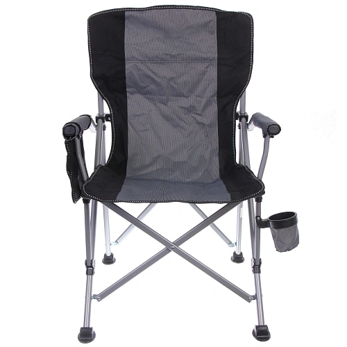 Кресло складное с подлокотниками до 100 кг SJ-0054, 585892 см, цвет серый, ТуристМастер_3