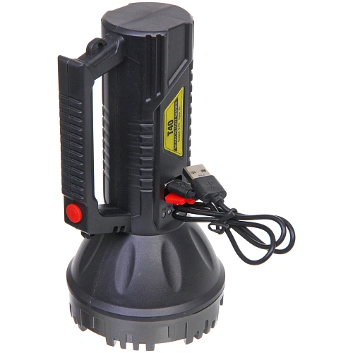 Фонарь ручной 6 режимов 1LED+COB, аккумуляторная батарея 1200mAh USB 740_7