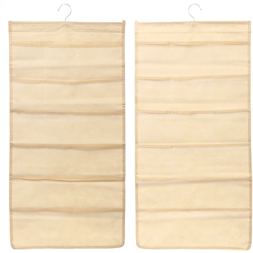 Органайзер подвесной для хранения вещей ИДЕЯДОМА, цвет бежевый, 30 карманов, 7539см_3